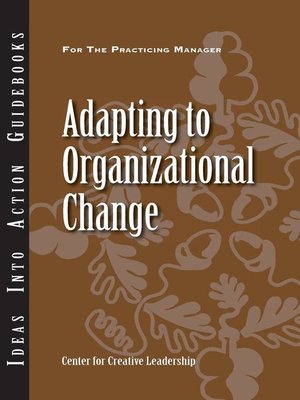 cover image of Adapting to Organizational Change